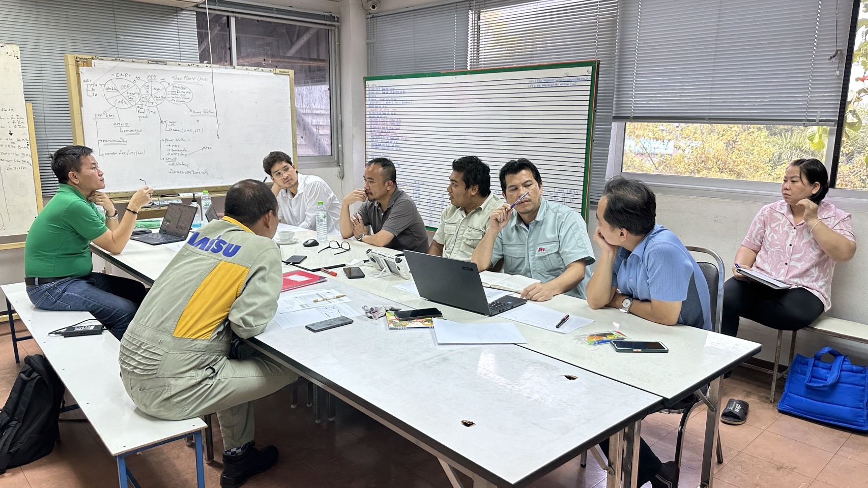 บริษัท เค เอ็ม เอ็กซ์ เท็น จำกัด นำเสนอ Project Monitoring Status Machine and OEE Dashboard Project